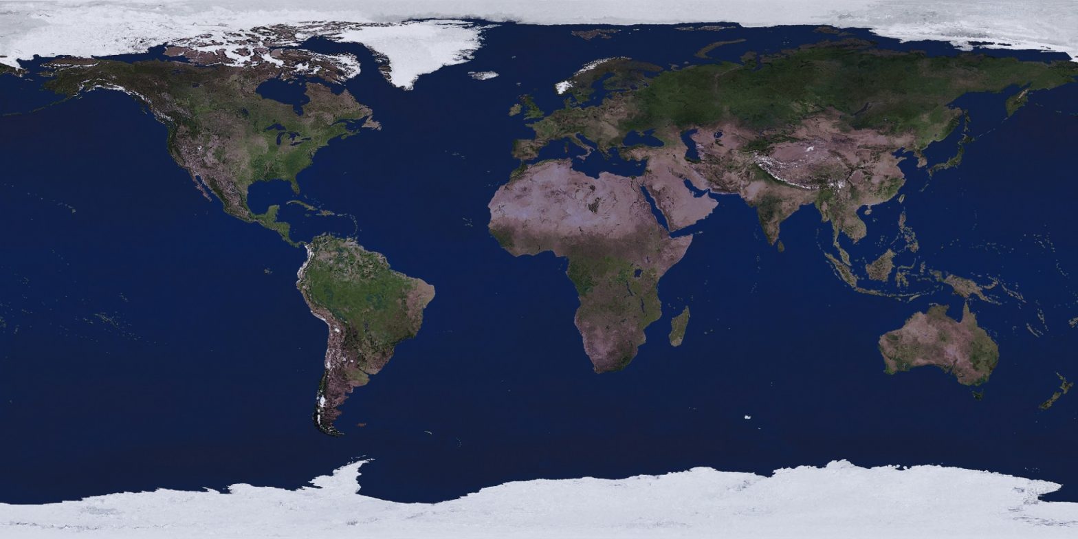 NASA Earth Map image