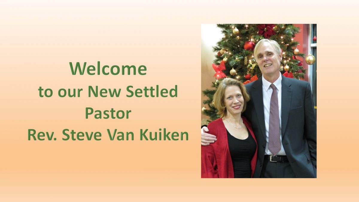 Welcome Pastor Steve